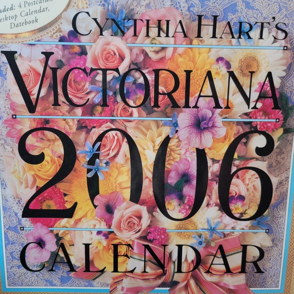 Cynthia Hart Victoriana 2006 Calendar Gift Collection Floral Ephemera SEALED NEW
